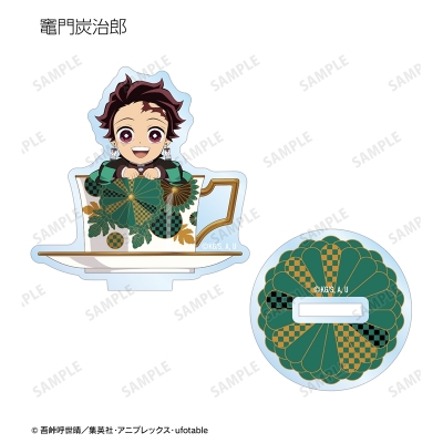【グッズ-スタンドポップ】アニメ「鬼滅の刃」 トレーディング みにきゃら ティーカップver. アクリルスタンド【再販】