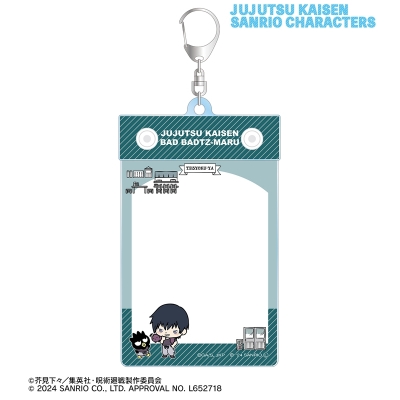 【グッズ-カードケース】呪術廻戦×サンリオキャラクターズ 伏黒甚爾×バッドばつ丸 懐玉・玉折 トレカホルダー【再販】