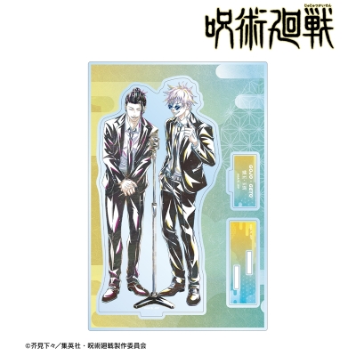 【グッズ-スタンドポップ】TVアニメ「呪術廻戦」 五条 悟・夏油 傑 スーツ Ani-Art 第2弾 懐玉・玉折 パーツ付きBIGアクリルスタンド【再販】