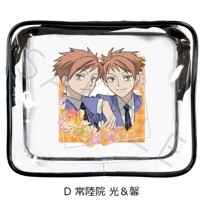 【グッズ-ポーチ】『桜蘭高校ホスト部』 クリアポーチ D (常陸院 光&馨)【再販】
