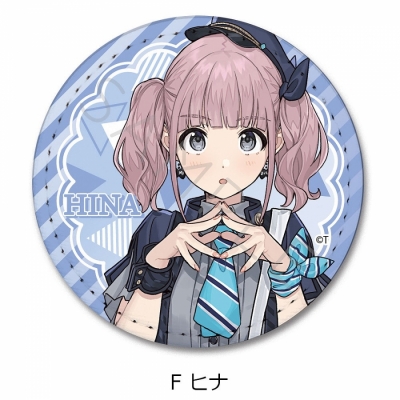 【グッズ-バッチ】『ガールズバンドクライ』 レザーバッジ(丸形) F (ヒナ)【再販】