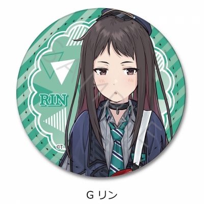 【グッズ-バッチ】『ガールズバンドクライ』 レザーバッジ(丸形) G (リン)【再販】