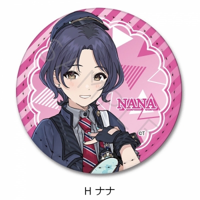 【グッズ-バッチ】『ガールズバンドクライ』 レザーバッジ(丸形) H (ナナ)【再販】
