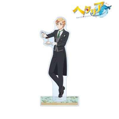 【グッズ-スタンドポップ】アニメ「ヘタリア World★Stars」 描き下ろしイラスト イギリス 執事ver. BIGアクリルスタンド【再販】