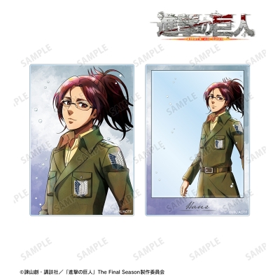 【グッズ-カード】TVアニメ『進撃の巨人』 描き下ろし ハンジ 冬の歩みver. アクリルカード2種セット【再販】