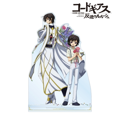 【グッズ-スタンドポップ】コードギアス 反逆のルルーシュ 描き下ろしイラスト ルルーシュ&ルルーシュ(幼少期) 特大アクリルスタンド <ルルーシュ バースデー2023ver.>【再販】
