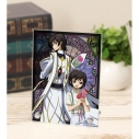 【グッズ-置きもの】コードギアス 反逆のルルーシュ 描き下ろしイラスト ルルーシュ&ルルーシュ(幼少期) A6アクリルパネル <ルルーシュ バースデー2023ver.>【再販】の画像