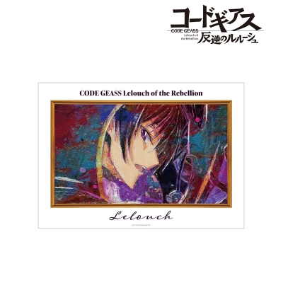 【グッズ-ポスター】コードギアス 反逆のルルーシュ ルルーシュ grunge CANVAS A3マット加工ポスター ver.A【再販】