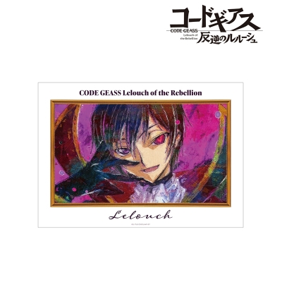 【グッズ-ポスター】コードギアス 反逆のルルーシュ ルルーシュ grunge CANVAS A3マット加工ポスター ver.D【再販】