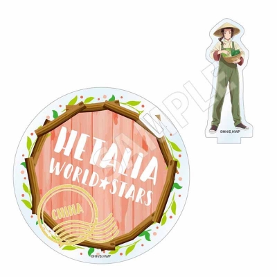 【グッズ-コースター】アニメ「ヘタリア World★Stars」 収穫祭 アクリルスタンドコースター 中国【再販】