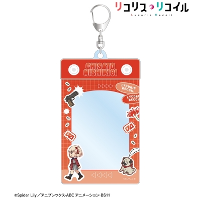 【グッズ-カードケース】TVアニメ「リコリス・リコイル」 錦木千束 ちびとこ トレカホルダー ver.A【再販】