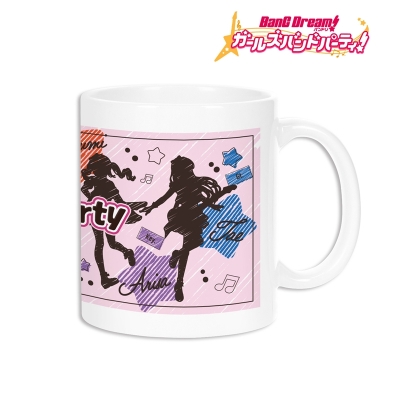 【グッズ-マグカップ】バンドリ! ガールズバンドパーティ! Poppin'Party Ani-Sketch マグカップ【再販】