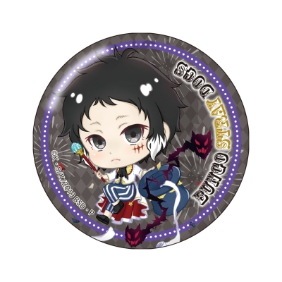 【グッズ-バッチ】文豪ストレイドッグス ぽぷきゃら サーカスアート 缶バッジ 芥川龍之介【再販】