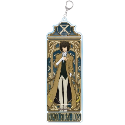 【グッズ-キーホルダー】文豪ストレイドッグス アールヌーボーアート アクリルキーホルダーBIG 太宰治【再販】