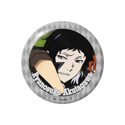 【グッズ-バッチ】文豪ストレイドッグス 雑誌版権 缶バッジ 芥川龍之介【再販】