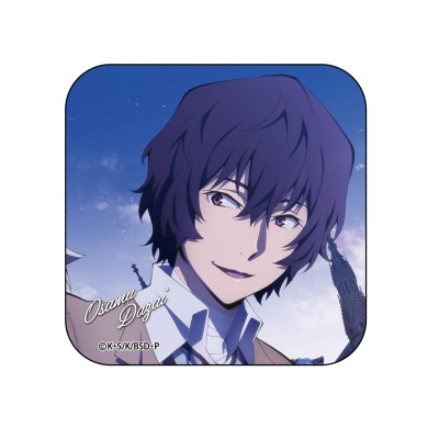 【グッズ-バッチ】文豪ストレイドッグス 雑誌版権 スクエア缶バッジ 太宰治【再販】