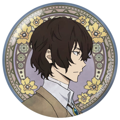 【グッズ-バッチ】文豪ストレイドッグス バッジ 太宰治【再販】