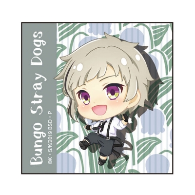 【グッズ-バッチ】文豪ストレイドッグス ぽぷきゃら スクエア缶バッジ 中島敦【再販】