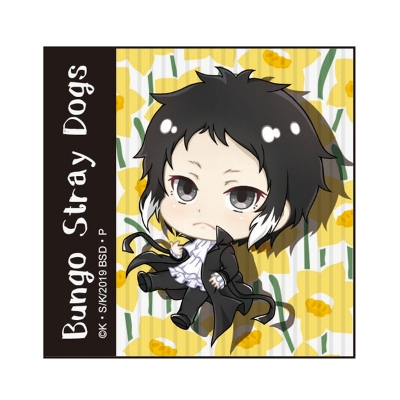 【グッズ-バッチ】文豪ストレイドッグス ぽぷきゃら スクエア缶バッジ 芥川龍之介【再販】