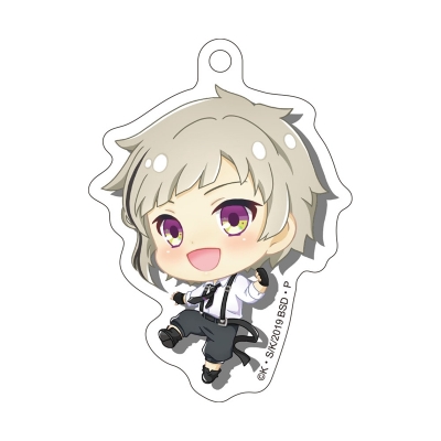 【グッズ-キーホルダー】文豪ストレイドッグス ぽぷきゃら ダイカットアクキー 中島敦【再販】