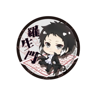 【グッズ-バッチ】文豪ストレイドッグス ぽぷきゃら 缶バッジ 芥川龍之介【再販】