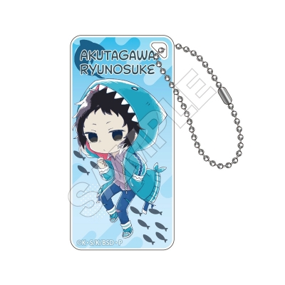 【グッズ-キーホルダー】文豪ストレイドッグス Sketchu! 水族館 ドミテリアキーチェーンJr. 芥川龍之介【再販】