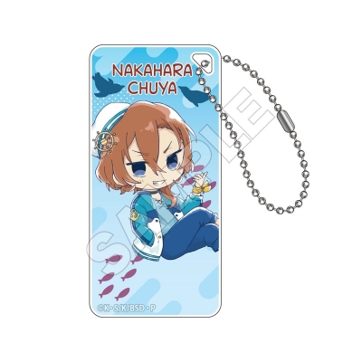 【グッズ-キーホルダー】文豪ストレイドッグス Sketchu! 水族館 ドミテリアキーチェーンJr. 中原中也【再販】