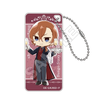 【グッズ-キーホルダー】文豪ストレイドッグス Sketchu! バトラー ドミテリアキーチェーンJr. 中原中也【再販】