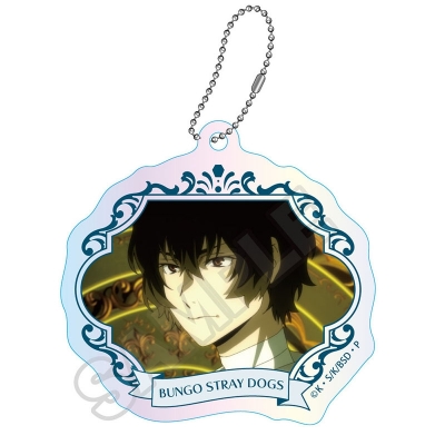 【グッズ-キーホルダー】文豪ストレイドッグス 場面写 オーロラアクリルキーチェーン 太宰治【再販】