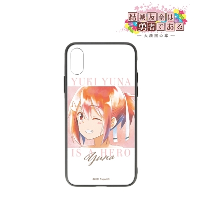 【グッズ-携帯ケース】結城友奈は勇者である -大満開の章- 結城友奈 Ani-Art aqua label 強化ガラスiPhoneケース(対象機種/iPhone 7/8/SE2)【再販】