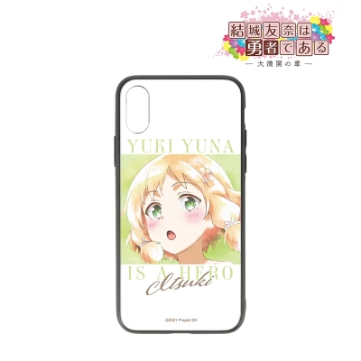 【グッズ-携帯ケース】結城友奈は勇者である -大満開の章- 犬吠埼樹 Ani-Art aqua label 強化ガラスiPhoneケース(対象機種/iPhone 12 mini)【再販】