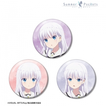 グッズ-バッチ】TVアニメ『Summer Pockets』 鳴瀬しろは 缶バッジ3個 