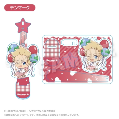 【グッズ-キーホルダー】ヘタリア World★Stars ばるんこスタンドキーホルダー デンマーク【再販】