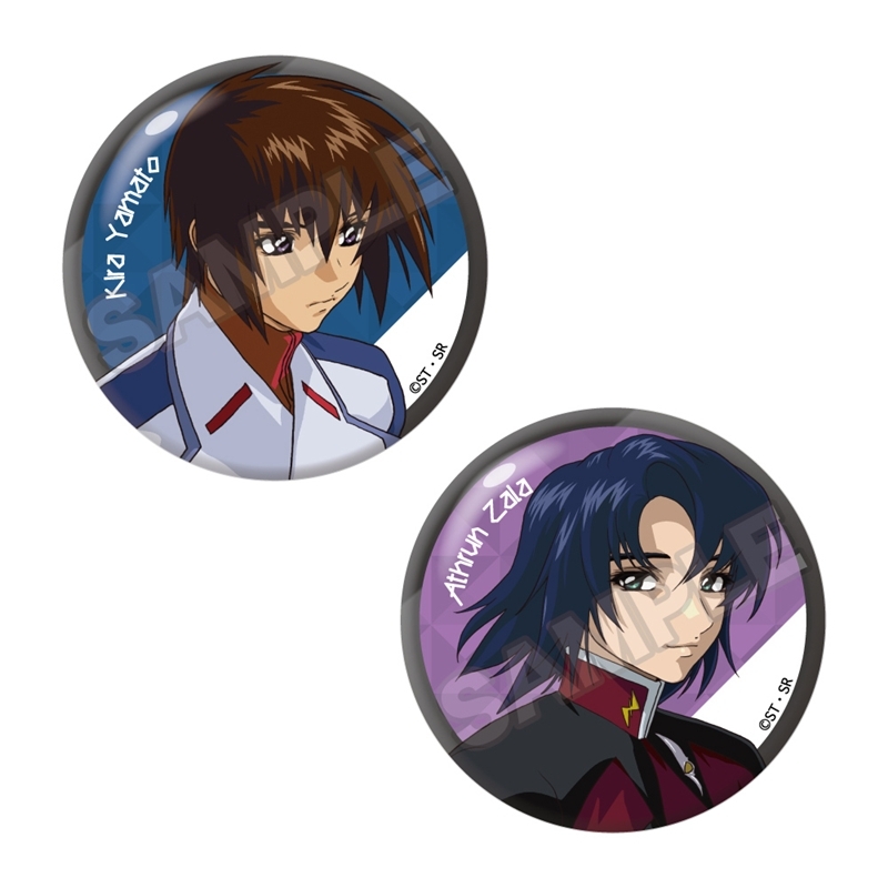 【グッズ-バッチ】機動戦士ガンダムSEED DESTINY ペア缶バッジ キラ・ヤマト&アスラン・ザラ【再販】