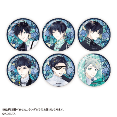 【グッズ-バッチ】古書店街の橋姫 々 トレーディンググリッター缶バッジ<全6種・ランダム>【カラオケの鉄人コラボ】【再販】