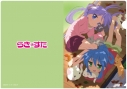 【グッズ-クリアファイル】らき☆すた クリアファイル 泉こなた&柊かがみ(寝そべり)【再販】の画像