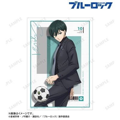 【グッズ-ポスター】TVアニメ『ブルーロック』 描き下ろし 糸師 凛 スーツモデルver. A3マット加工ポスター【再販】