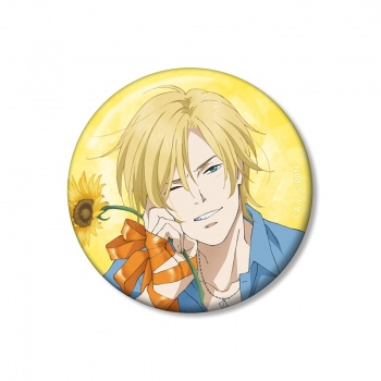 グッズ-バッチ】BANANA FISH 描き下ろしイラスト アッシュ・リンクス 