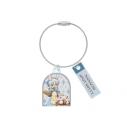 【グッズ-キーホルダー】メイドインアビス 烈日の黄金郷 描き下ろしイラスト 兎座ナナチ 第5弾 ナナチ&壺ミーティ 2連ワイヤーアクリルキーホルダー【再販】の画像