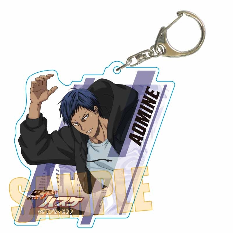 【グッズ-キーホルダー】黒子のバスケ ちょいデカアクリルキーホルダー 青峰大輝 パルクールver.【再販】