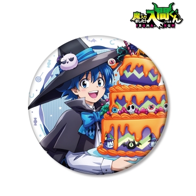 【グッズ-バッチ】魔入りました!入間くん 描き下ろしイラスト 鈴木入間 ハロウィンver. BIG缶バッジ【再販】