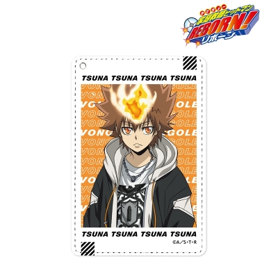 【グッズ-パスケース】TVアニメ『家庭教師ヒットマンREBORN!』 描き下ろしイラスト 沢田綱吉 ストリートver. 1ポケットパスケース【再販】