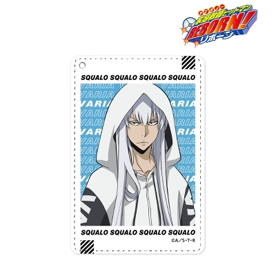 【グッズ-パスケース】TVアニメ『家庭教師ヒットマンREBORN!』 描き下ろしイラスト スペルビ・スクアーロ ストリートver. 1ポケットパスケース【再販】