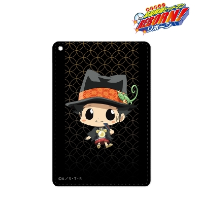 【グッズ-パスケース】TVアニメ『家庭教師ヒットマンREBORN!』 描き下ろしイラスト リボーン 和服Ver. 1ポケットパスケース【再販】