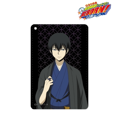 【グッズ-パスケース】TVアニメ『家庭教師ヒットマンREBORN!』 描き下ろしイラスト 雲雀恭弥 和服Ver. 1ポケットパスケース【再販】