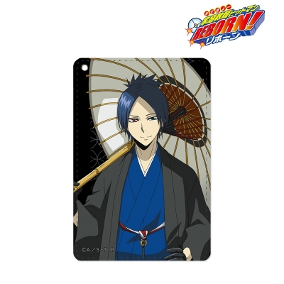 【グッズ-パスケース】TVアニメ『家庭教師ヒットマンREBORN!』 描き下ろしイラスト 六道骸 和服Ver. 1ポケットパスケース【再販】