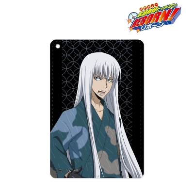 【グッズ-パスケース】TVアニメ『家庭教師ヒットマンREBORN!』 描き下ろしイラスト スペルビ・スクアーロ 和服Ver. 1ポケットパスケース【再販】