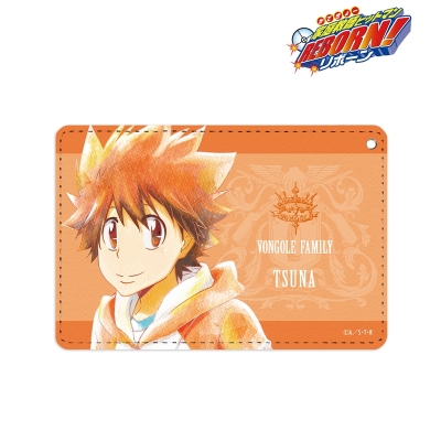 【グッズ-パスケース】TVアニメ『家庭教師ヒットマンREBORN!』 沢田 綱吉 Ani-Art aqua label 1ポケットパスケース【再販】