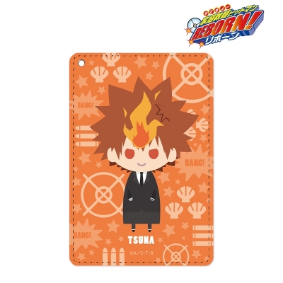 【グッズ-パスケース】TVアニメ『家庭教師ヒットマンREBORN!』 沢田綱吉(ハイパー死ぬ気モード) NordiQ 1ポケットパスケース【再販】