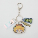 【グッズ-チャーム】NIJISANJI EN Krisis ユウ Q ウィルソン モデル キーチャームの画像